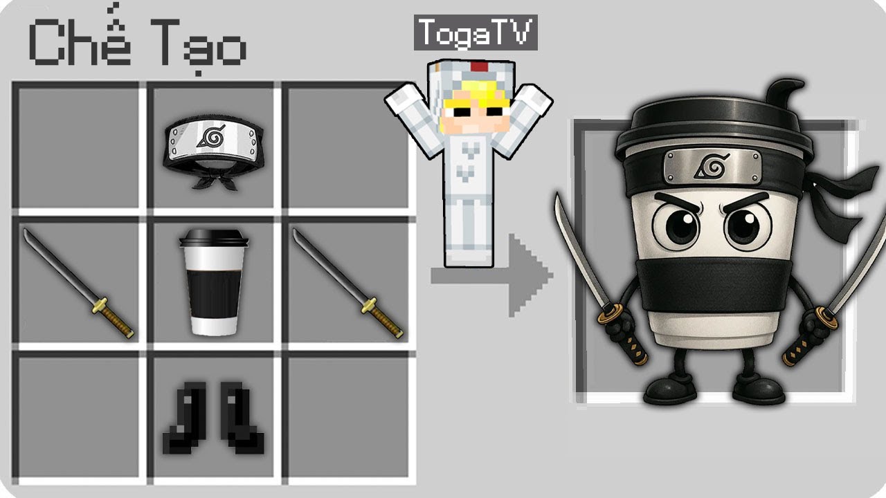 Cách Tô Gà Chế Tạo Capuchino Assasino Trong Minecraft!