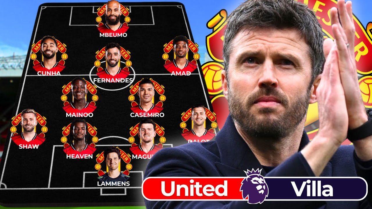 How Manchester United Can Beat Aston Villa! | LIVE ANALYSIS - TACTICAL PREVIEW |