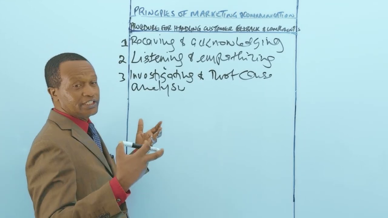 PROCEDURE FOR HANDLING CUSTOMER FEEDBACK AND COMPLAINTS