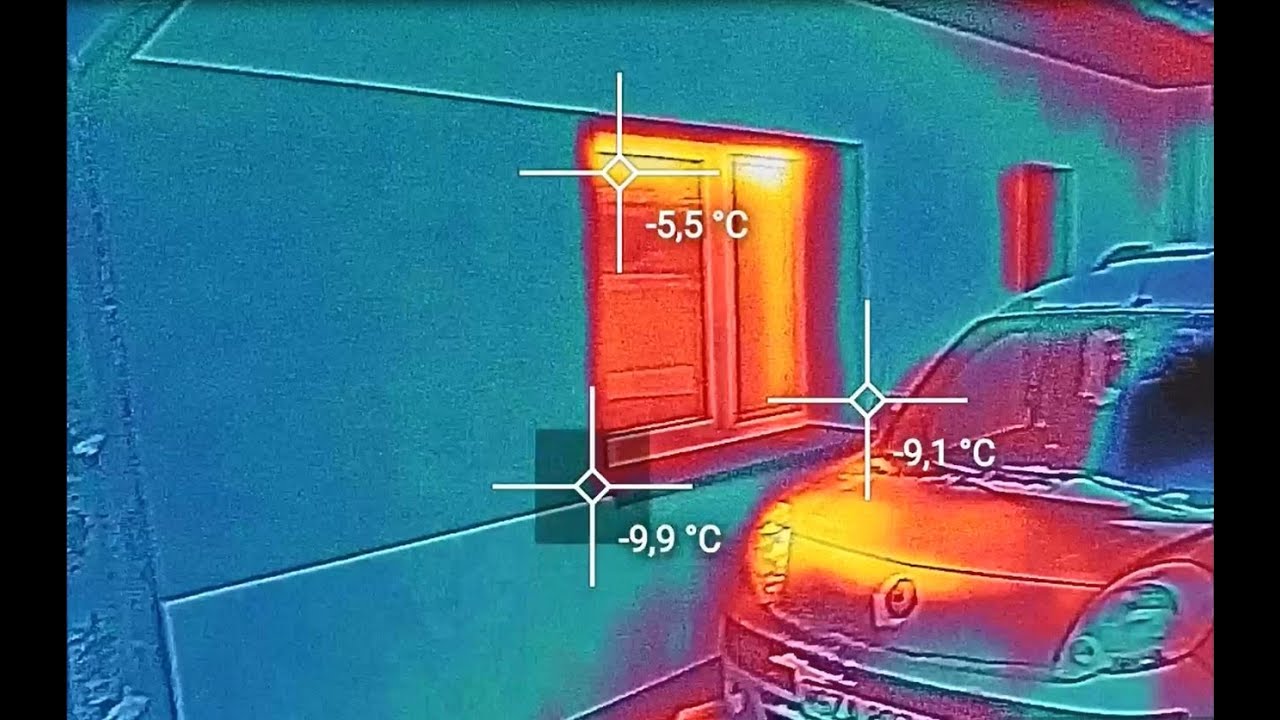 CAŁA PRAWDA O OKNACH;)Problem okien w ocieplonym budynku. Termowizja okna 2i3 szybowe.Termoizolacja