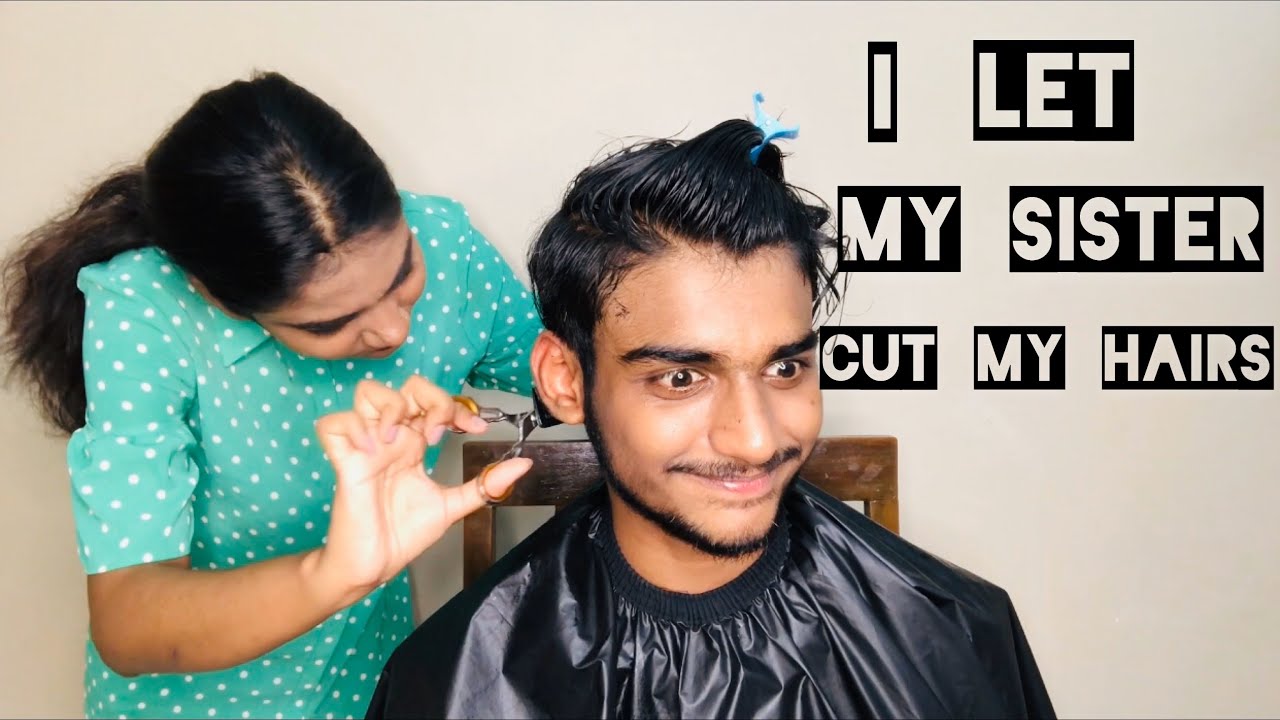 I Let My Sister Cut MY Hairs🤭 (Regret it)
