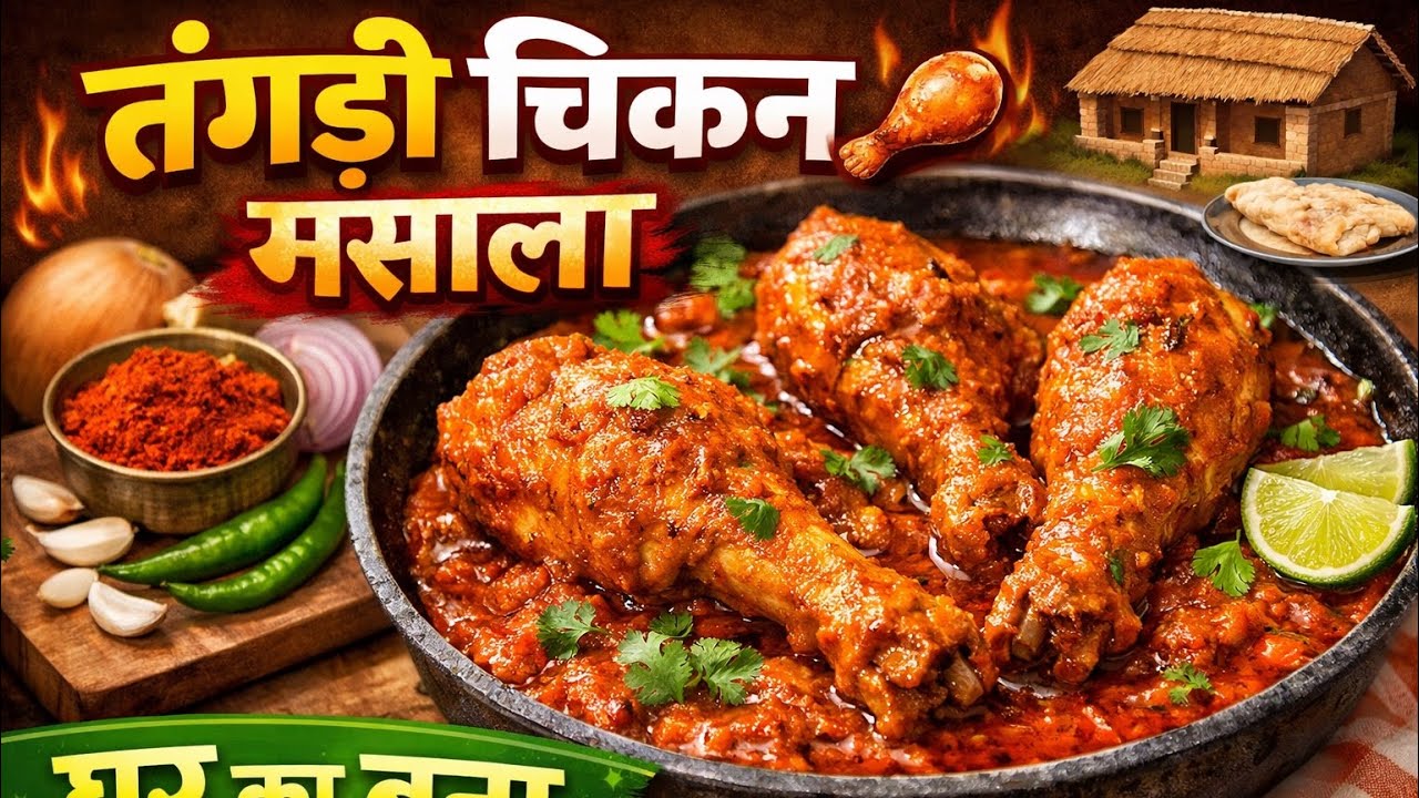 घर का बना तंगड़ी चिकन मसाल
