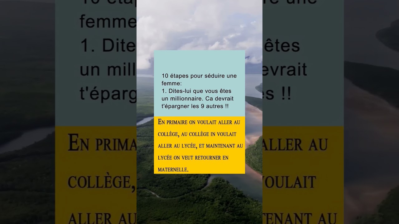 Les 10 étapes pour séduire une femme ! 