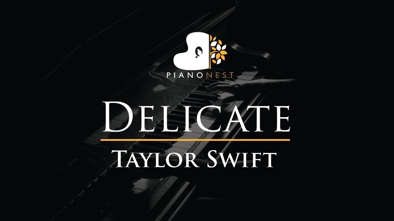 Taylor Swift - Delicate - Piano Karaoke / Sing Along / Cover with Lyrics