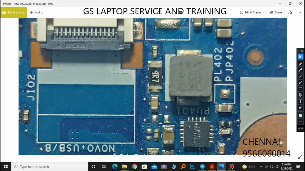 Laptop service Training Centre Lenovo E41-25  Step by step in Tamil