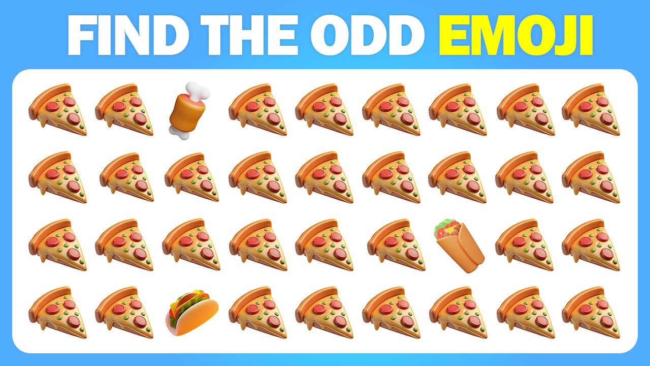 Can You Spot the Odd Emoji Out? Test Your Observation Skills Now! 🔍✨