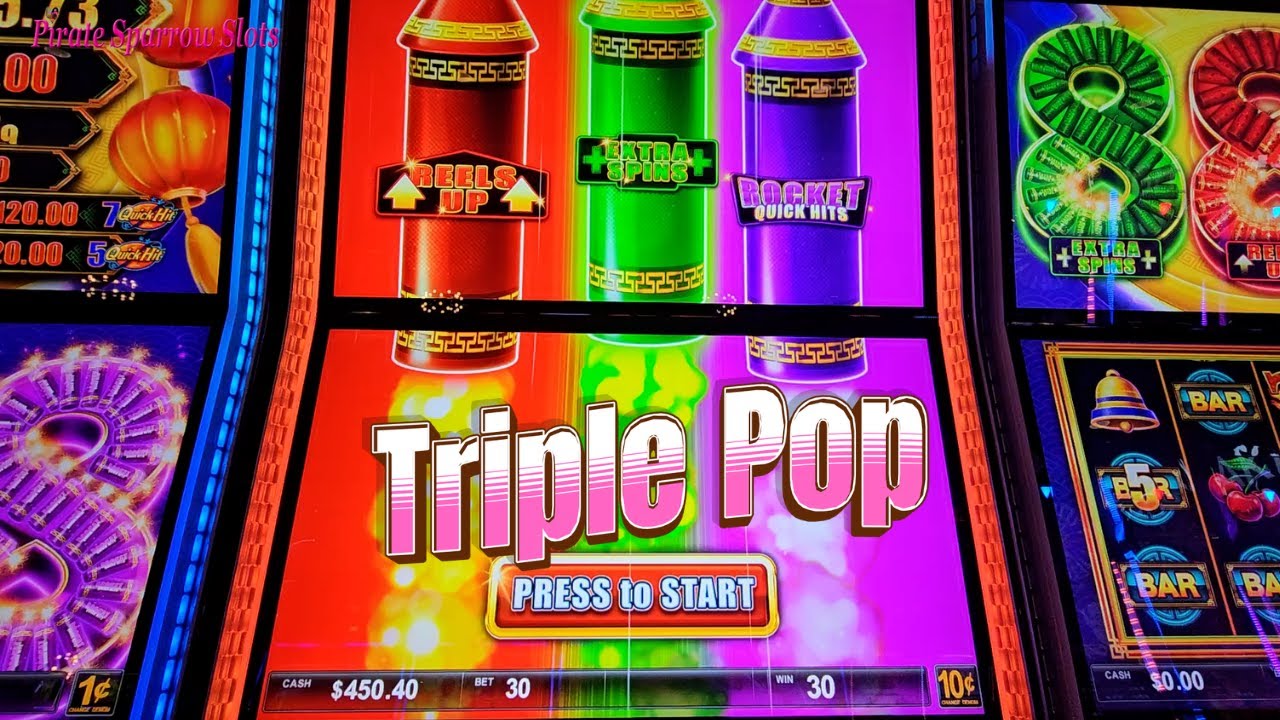 Triple Pop  on ALL New Quick Hit Link at Lakecrest Casino And Hotel!