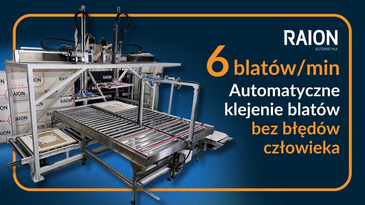 6 blatów w minutę: automatyczne klejenie bez błędów człowieka | RAION Automatyka