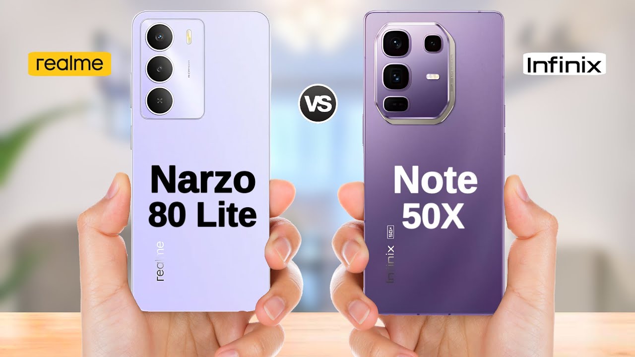 Realme Narzo 80 Lite 5g vs Infinix Note 50X 5g || Full Comparison