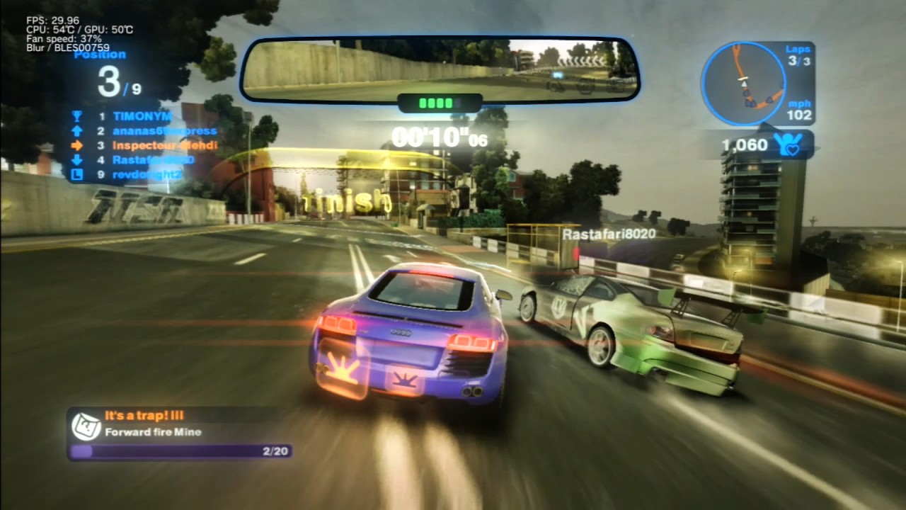Blur online racing (PS3)