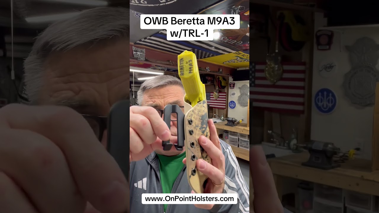 Beretta M9A3 с креплением снаружи одежды и подруливающим устройством TRL-1