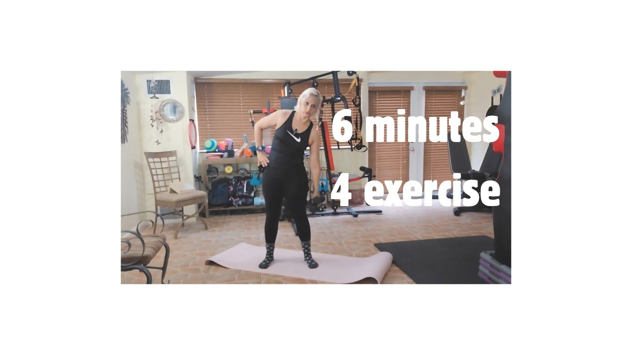6 minutes a day 4 exercises Triceps, abs and chest 