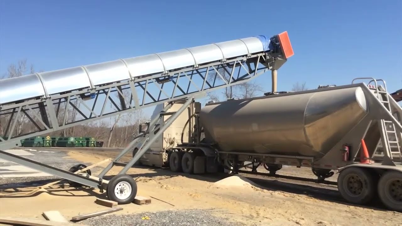 All About Heavy Equipment: Frac Sand Load Out Conveyor System by Iron City Supply
