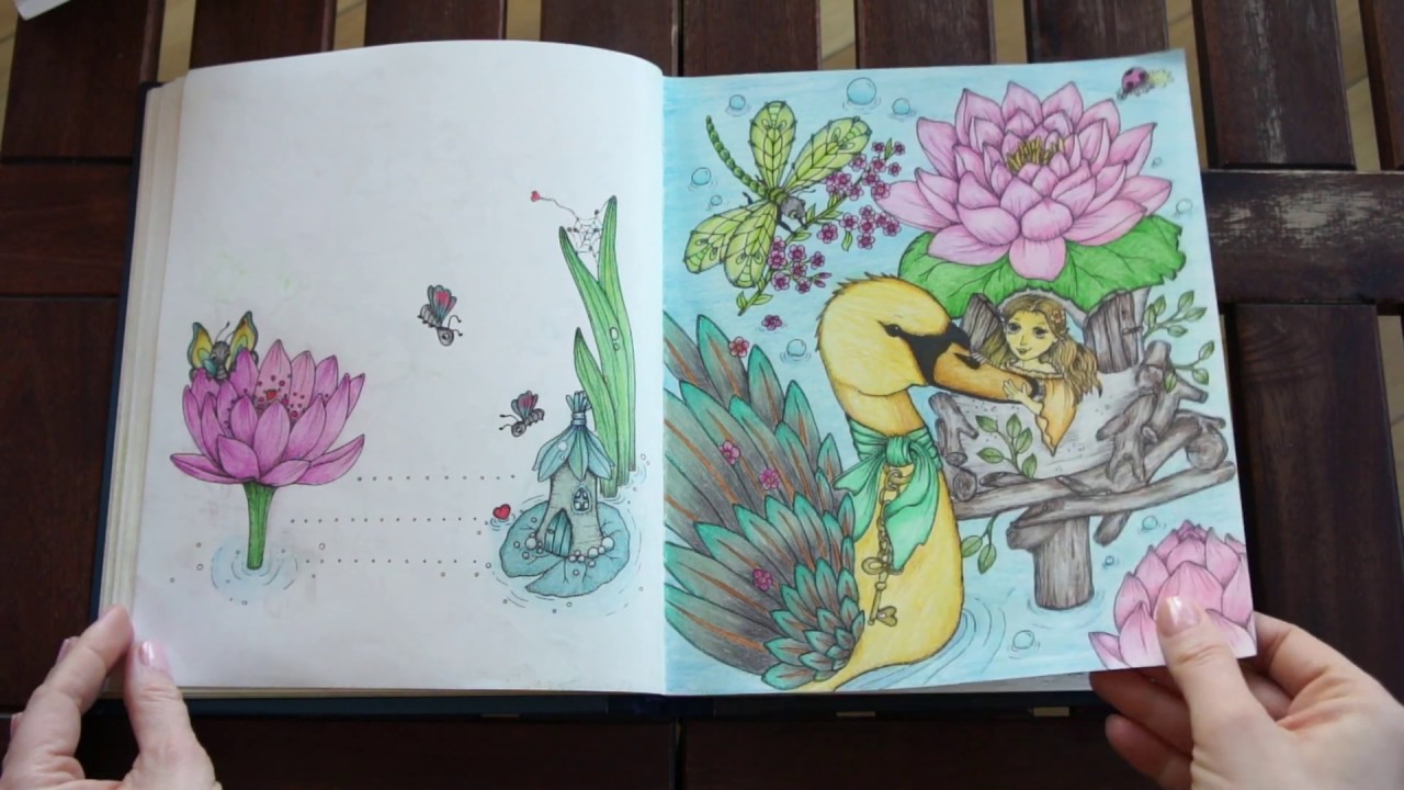 Fairy miracles by Klara Markova - fully colored book - flip through