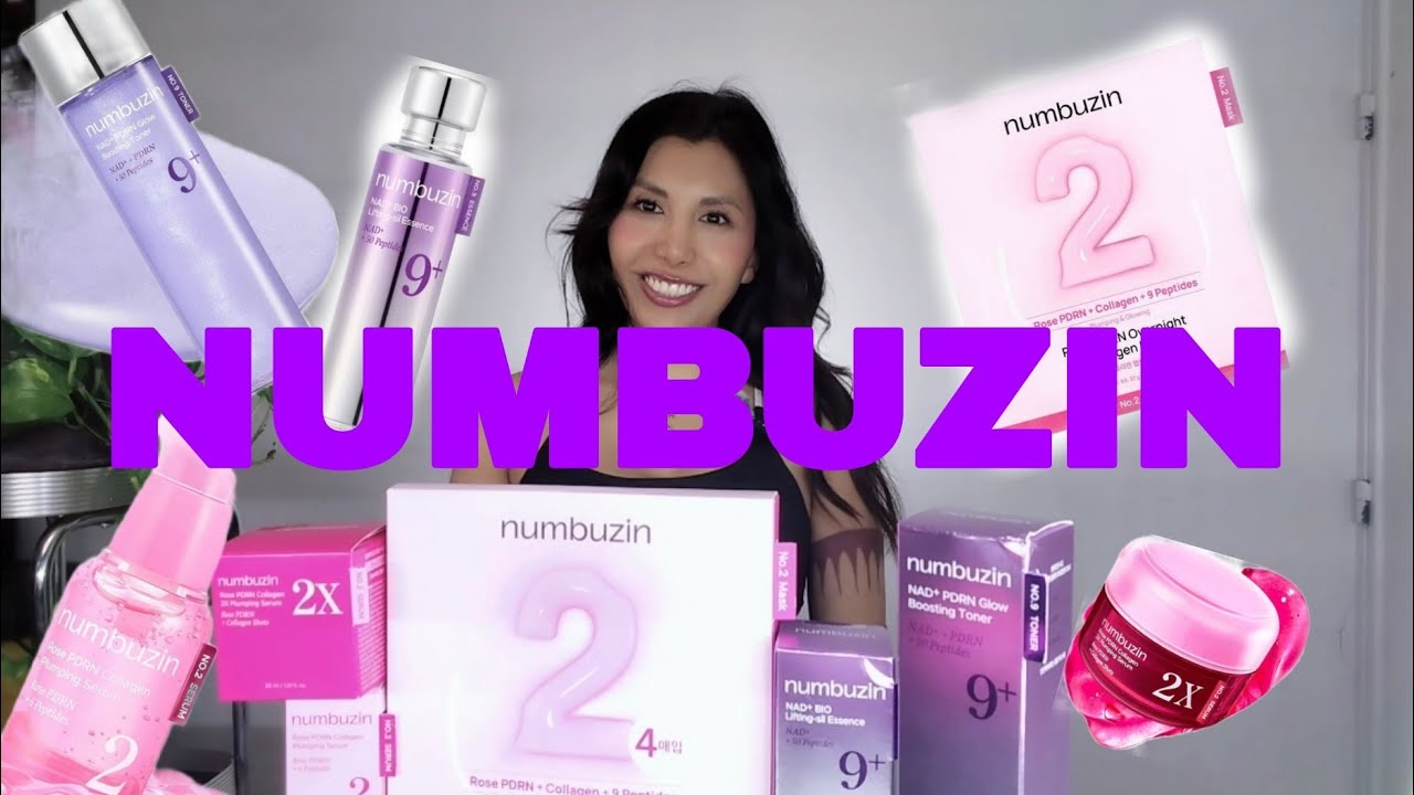 Nuestro primer pedido desde Corea con la marca NUMBUZIN ✨💜 #skincare #skincareroutine #numbuzin 