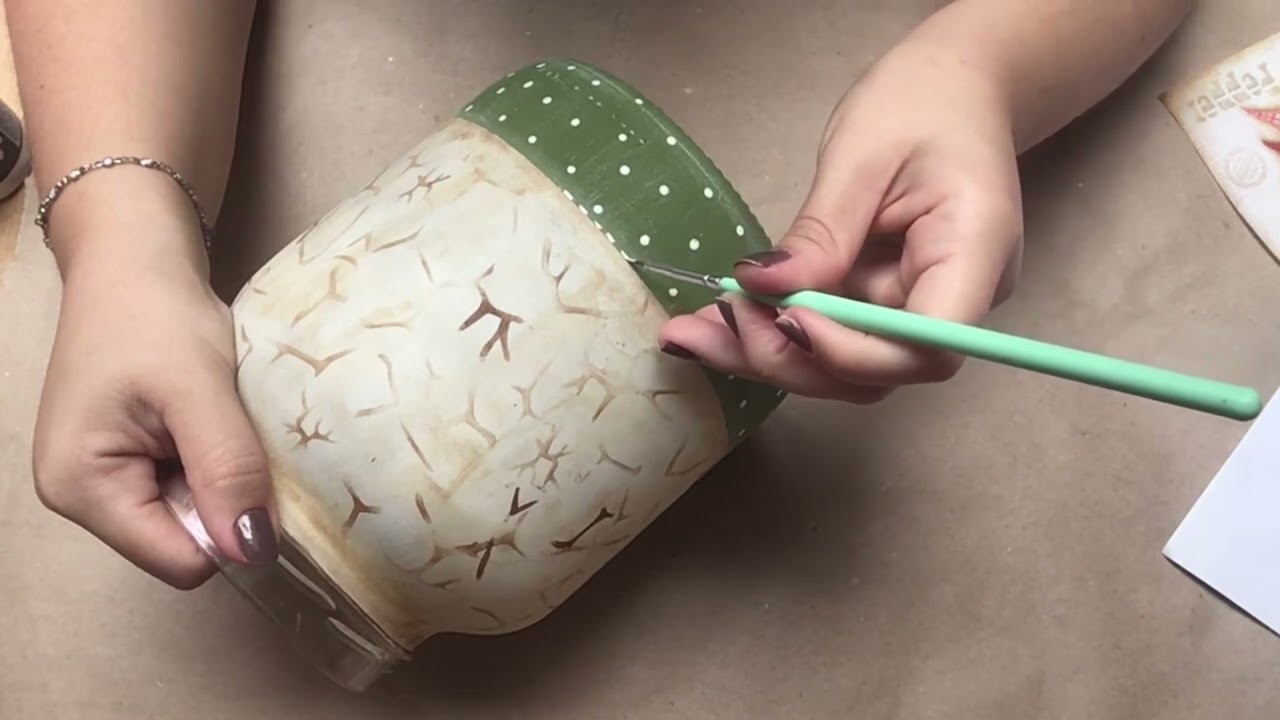 DIY- Pote de Vidro de Palmito- Decoração linda para sua Cozinha