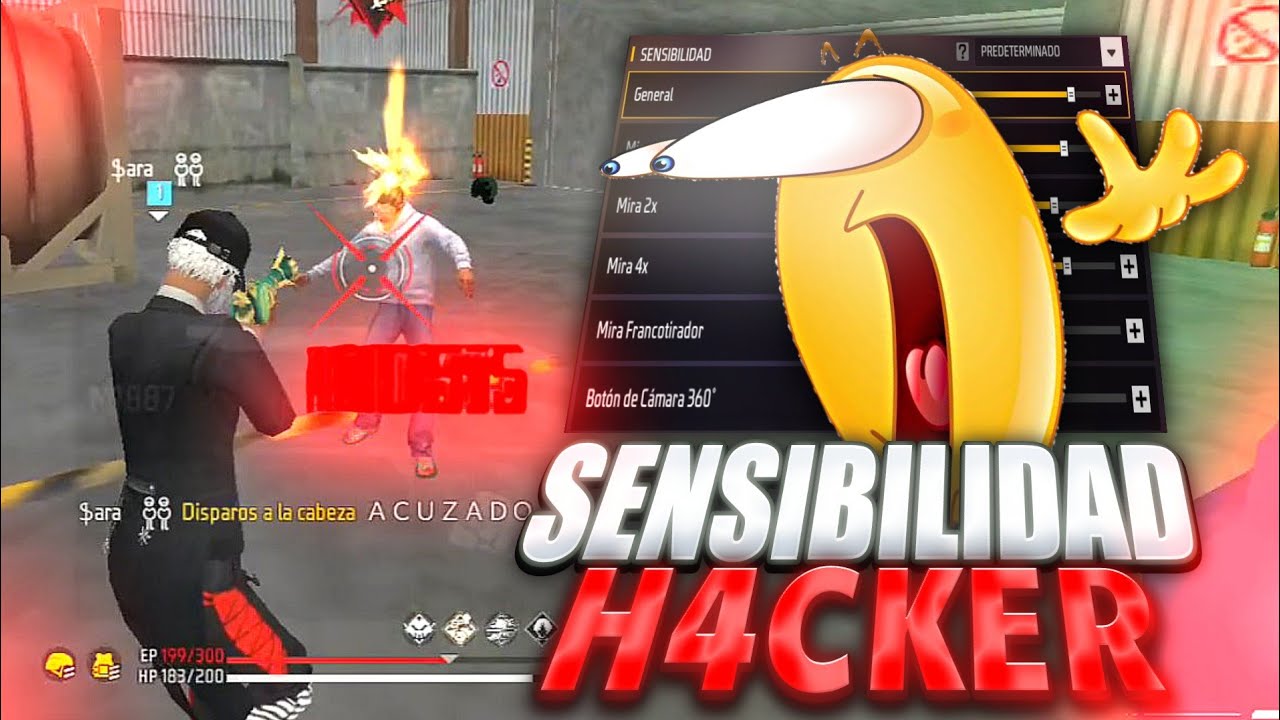 ✅ NUEVA SENSIBILIDAD H4CKER PARA PEGAR TODO ROJO EN FREE FIRE + BOTÓN DE DISPARO PERFECTO 🎯 SIN DPI