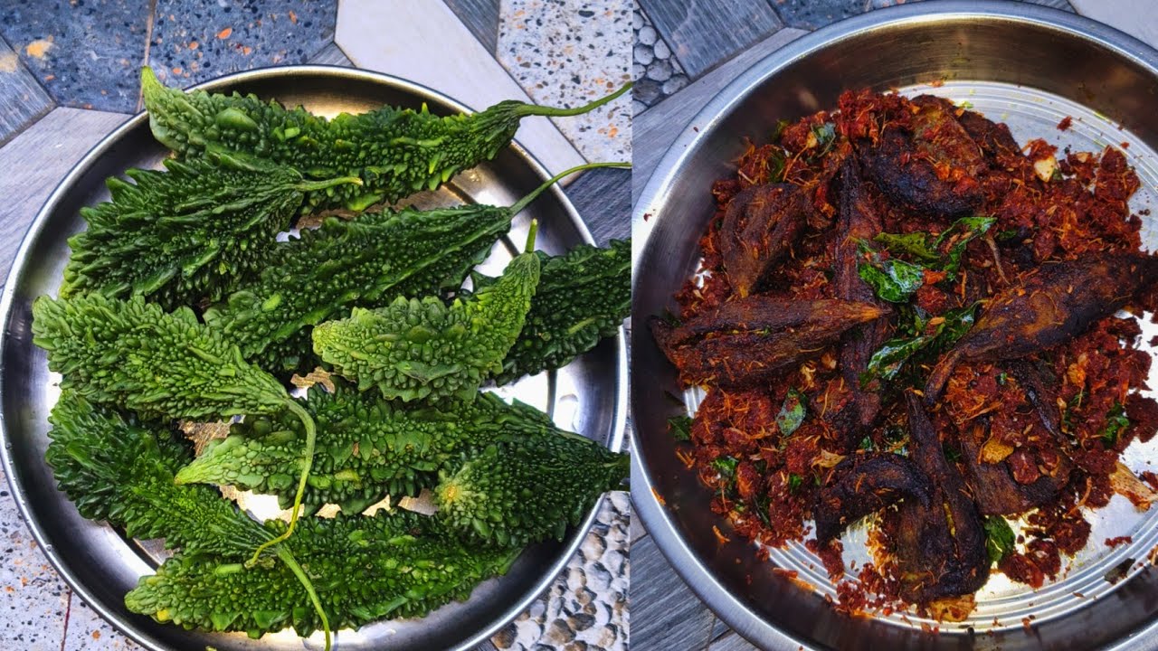 పాతకాలపు శైలిలో చేసిన కాకరకాయ  fry recepie👌| Telugu Foods| Tasty curry | #aswinikleenkara