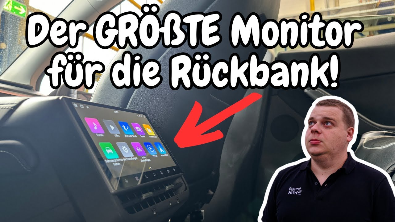 Entertainment auf der Rückbank! - Riesiger 9 Zoll Monitor im Test