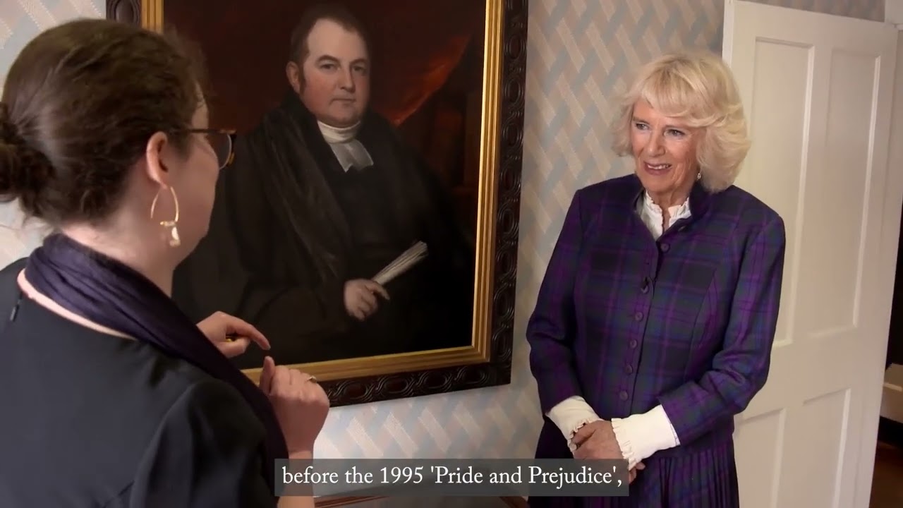 Queen Camilla visits Jane Austen's House