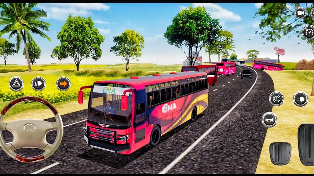 Dhaka TO sylhet game 🎮bahut#BussimulatorBangladesh driving Highway public road🛣️ jamunasetu