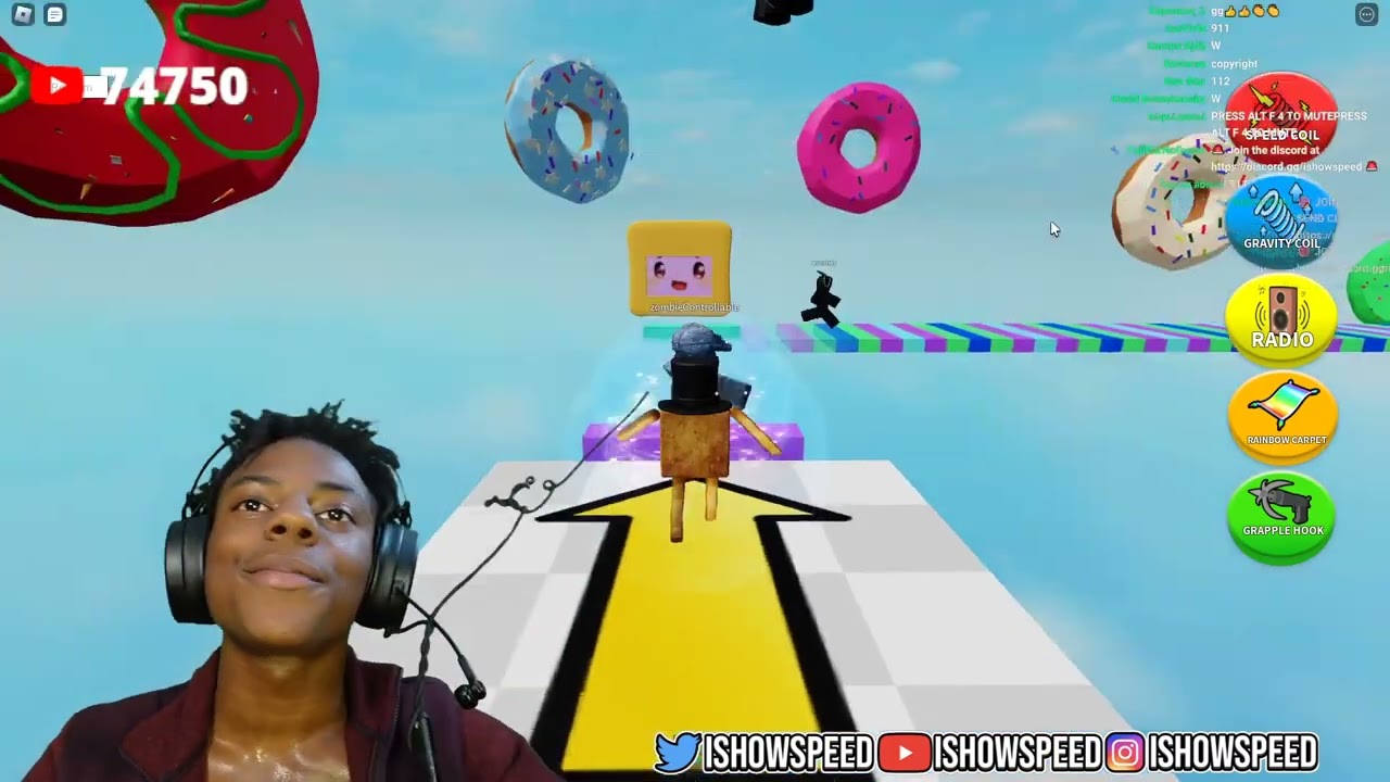 Speed Is Freaking Out Again Because Stream Sniper Are Playing Earrape Songs In Roblox