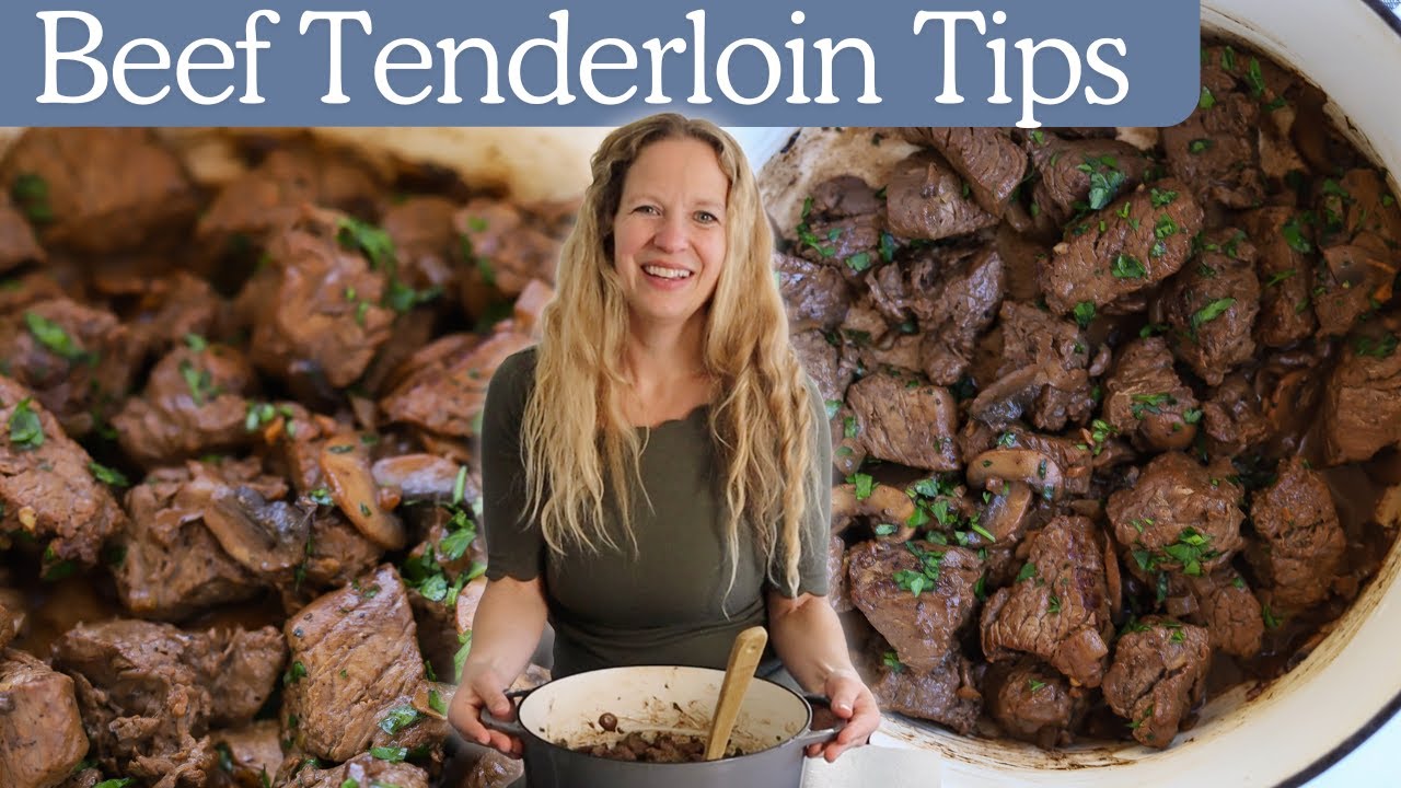 Beef Tenderloin Steak Tips for Date Night | Valentine's Dinner at Home