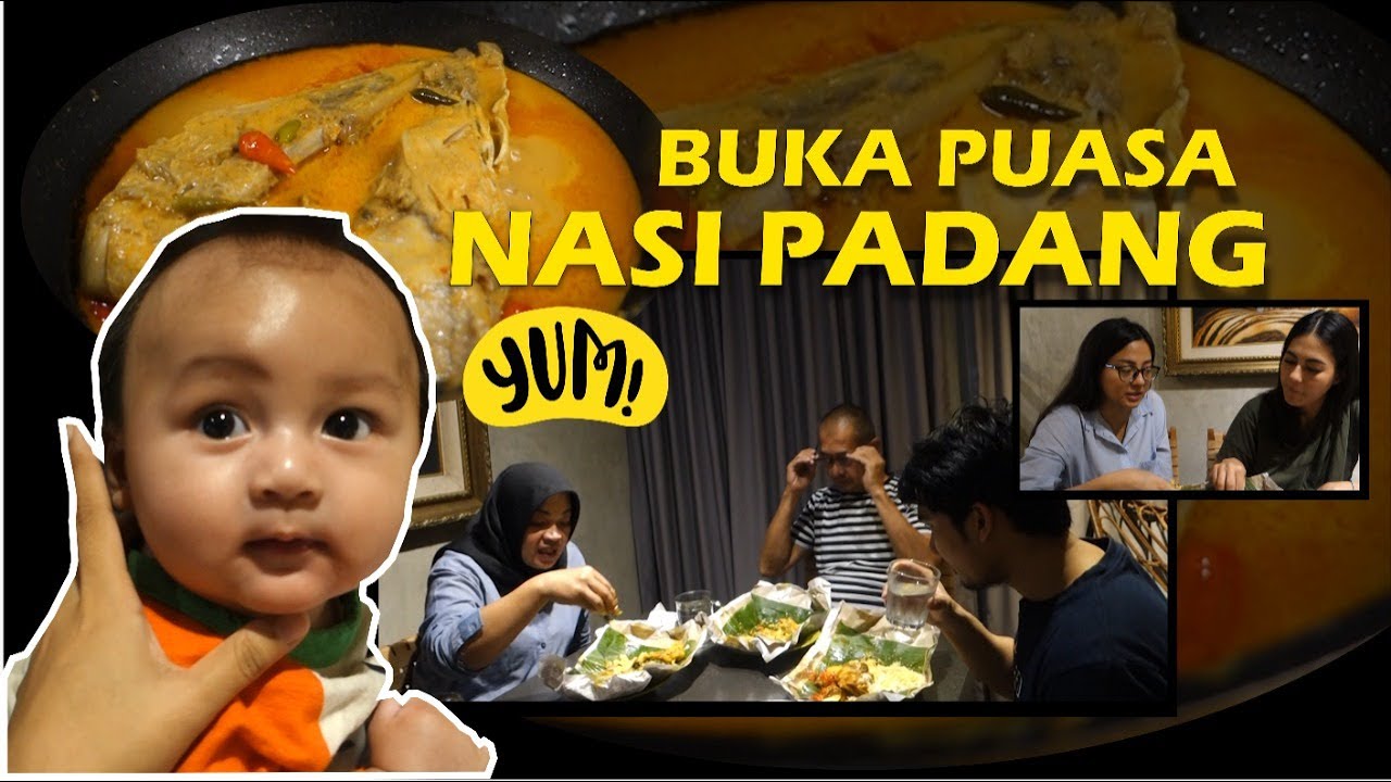 BUKA PUASA NASI PADANG BARENG KIANO DAN KAK PAULA !!!