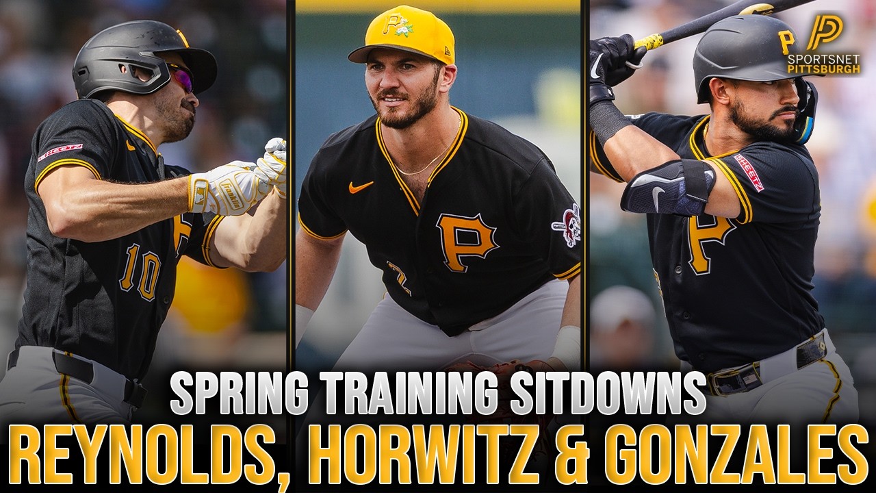 Pirates Spring Training Sitdowns: Bryan Reynolds, Spencer Horwitz & Nick Gonzales
