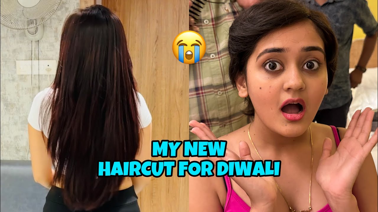 OMG 😧I Cut My Long Hairs 🪔 Diwali ki Saaf Safai & New House decoration Done Dhanteras Celebration