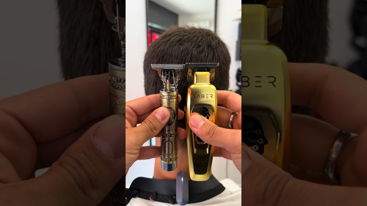 $20 TEMU vs $180 SABER Trimmer!? #asmr #asmrsounds #asmrvideo #viral #temu #shorts #trimmer #short