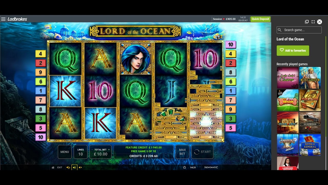 Lord of The Ocean Slot Big Win - Top Novomatic Slots