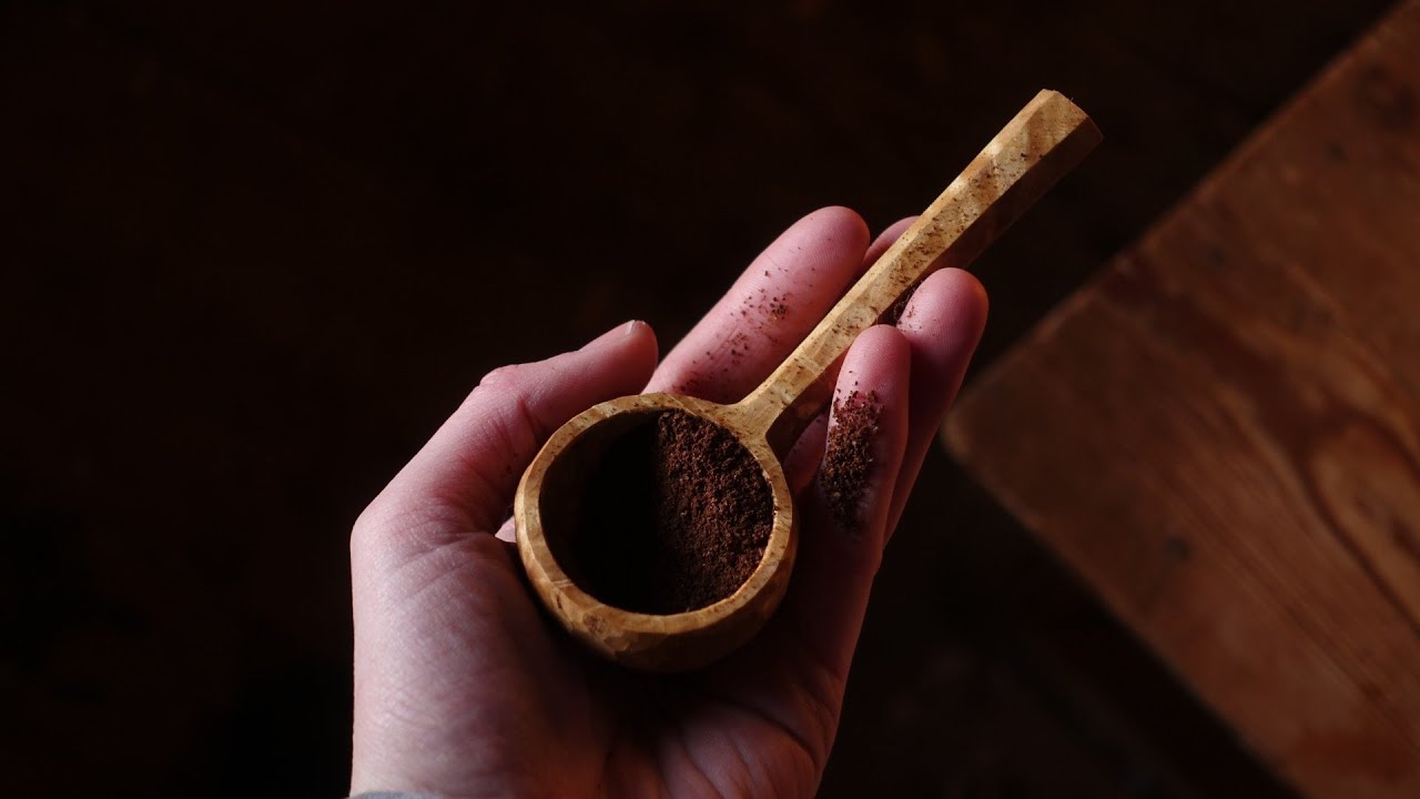 Tälj en sked | Kaffemått av vril | Slöjd och skog | DIY