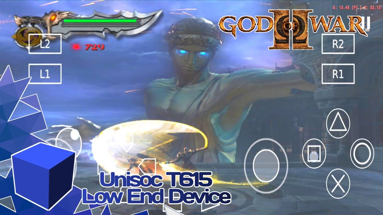 God Of War 2 Tes On Low End Device Tecno Spark Go‼️(Aethersx2 Latest)