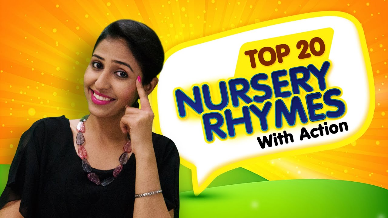 Nursery Rhymes For Kids | Top 20 Action Songs For Children | Nursery Rhymes With Actions