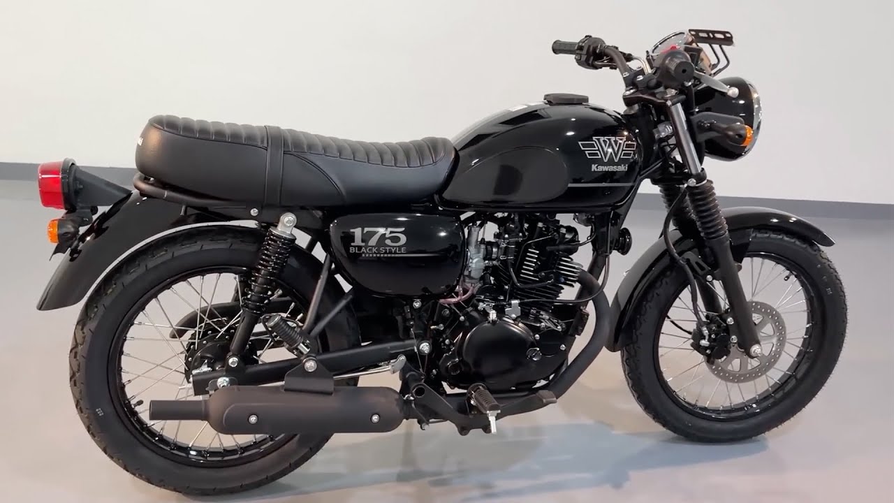 2023 Kawasaki W 175  Black Edition Rs 1.47 Lacs - Walkaround | Price | Colours | The Garage Official