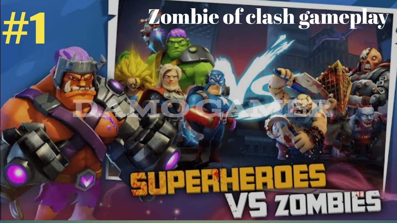 Zombie of clash gameplay video 😱😱 ll #coz1 #gameplay DAMOGAMER