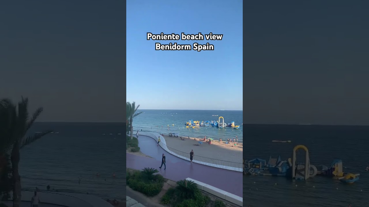 Poniente Beach Benidorm summer 2025