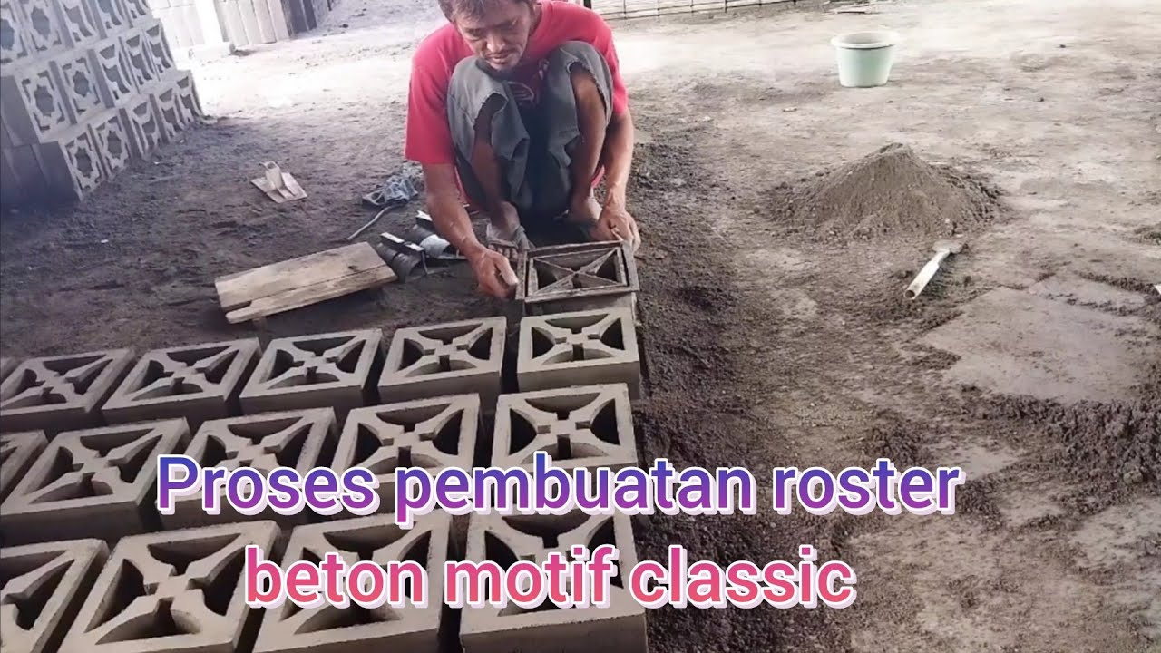 Proses pembuatan roster classic berikut penjelasannya #diy