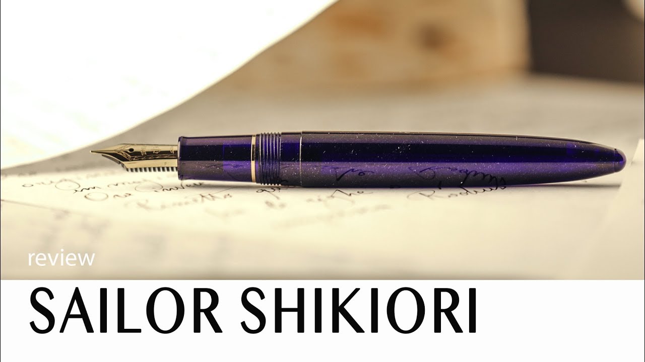 Stilografica Sailor Shikiori edizione speciale - recensione