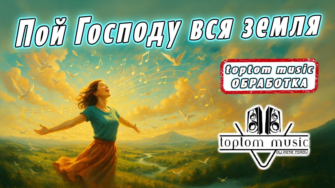 Пой Господу вся земля - toptom music ОБРАБОТКА  - СОВРЕМЕННАЯ ХРИСТИАНСКАЯ МУЗЫКА