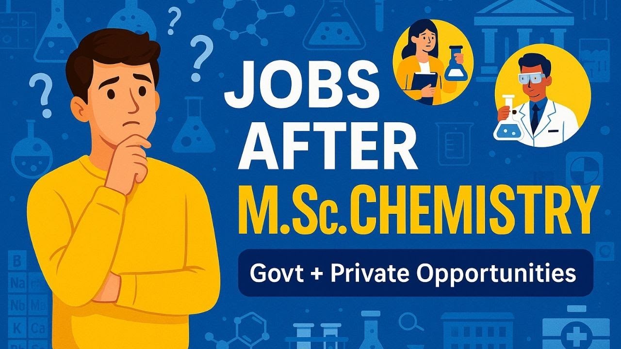 Jobs After M.Sc. Chemistry | Govt + Private Opportunities | Career Guidance Podcast