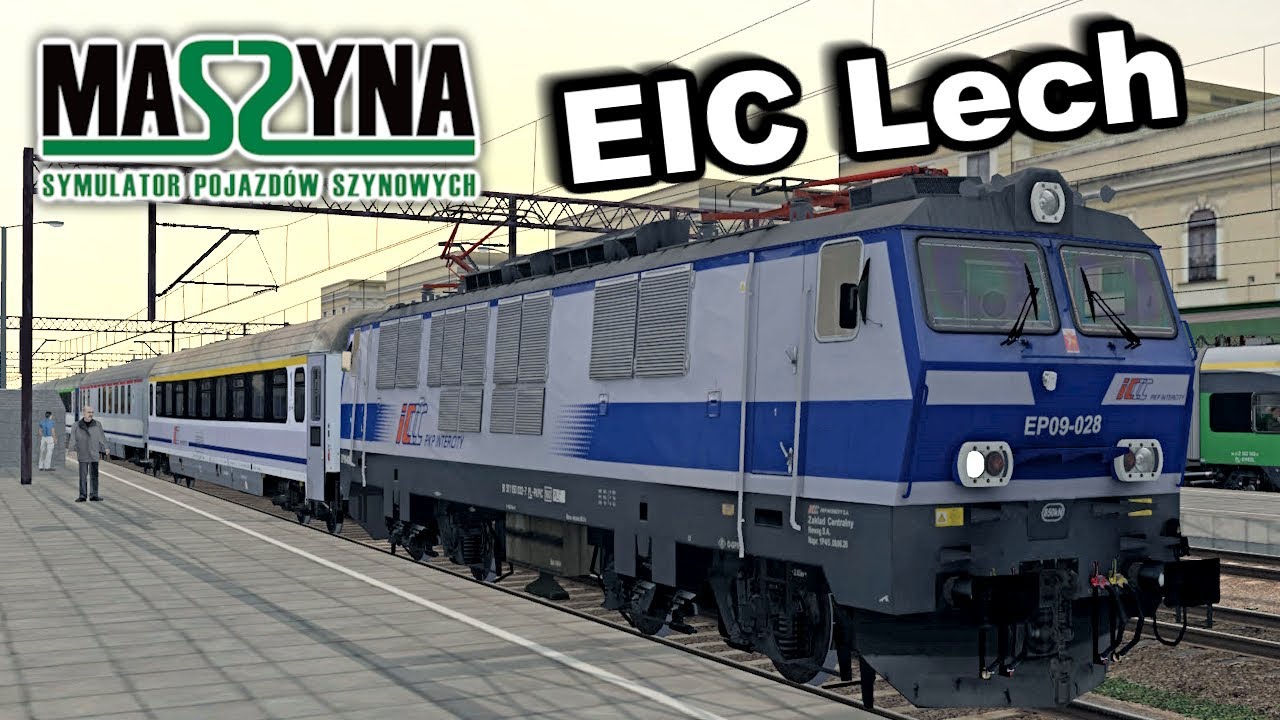 Epoka EP09 EIC Lech w Darmowym Symulatorze Kolejowym Maszyna - Scenariusz Drawinowo