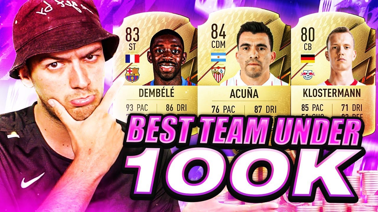 BEST STARTER TEAM FOR UNDER 100K ON FIFA 22!!