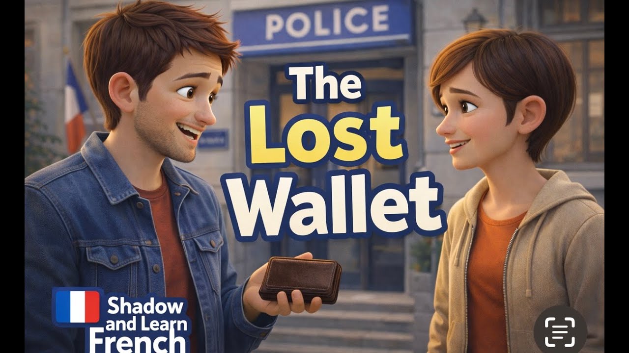 The Lost Wallet | Learn French with a Funny Story (A2–B1) | Shadowing Practice