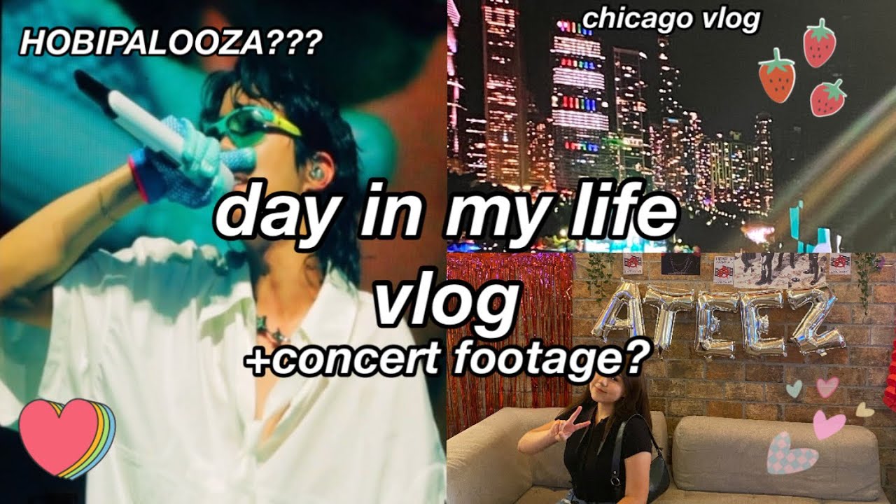 day in my life | 03 vlog | chicago vlog | Hobipalooza | concert footage