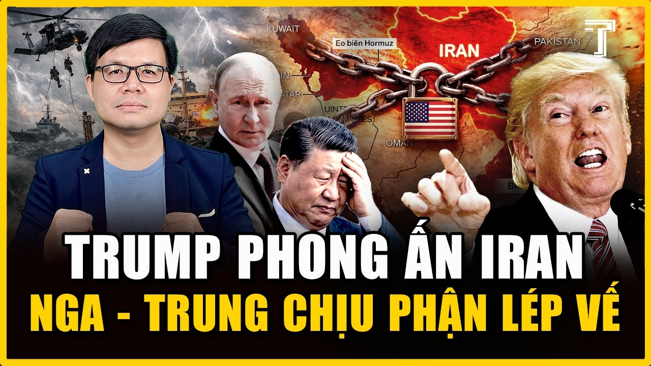 TRUMP TUYÊN BỐ CUỘC CHIẾN ĐÃ HOÀN TẤT, GIẢI MÃ ĐÒN ĐIỂM HUYỆT VÀO MẠCH SỐNG IRAN