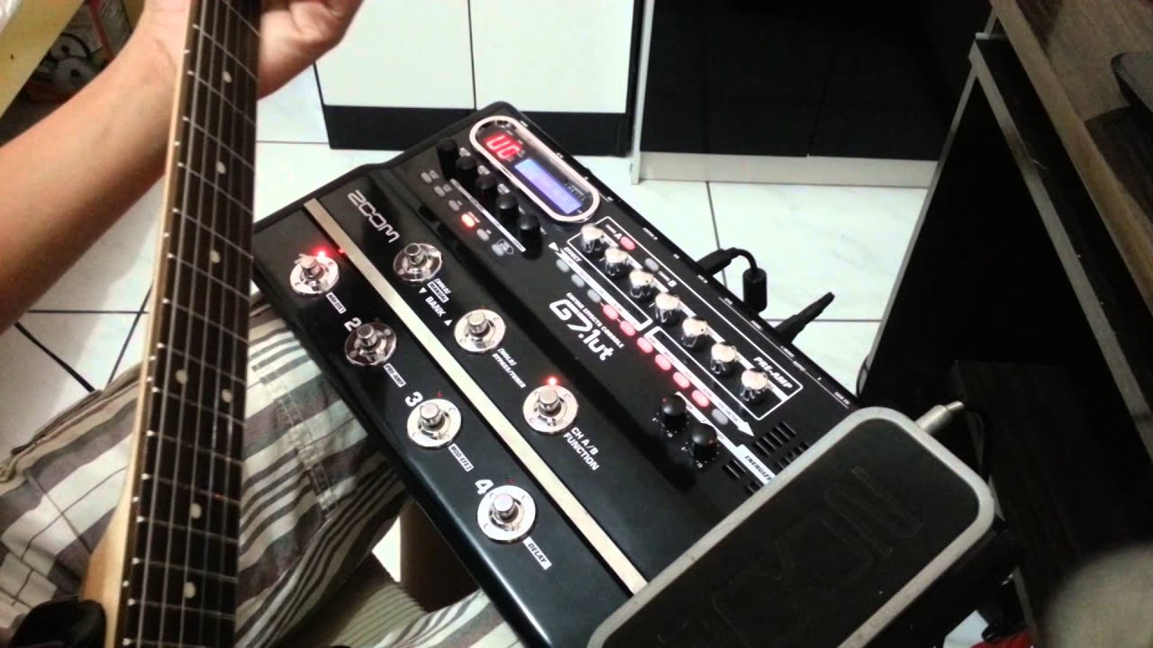 ZOOM G7.1ut- como usar- noções basicas