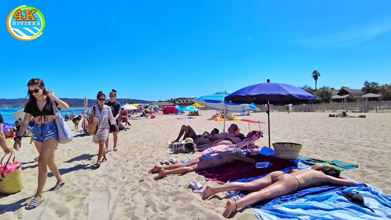 Beach Walk Saint Tropez 4K 🌞 July 2022 🧡