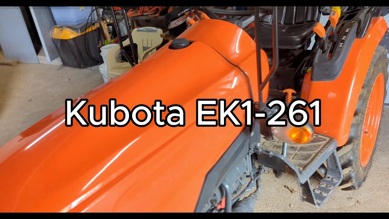 Kubota EK1-261 : présentation 